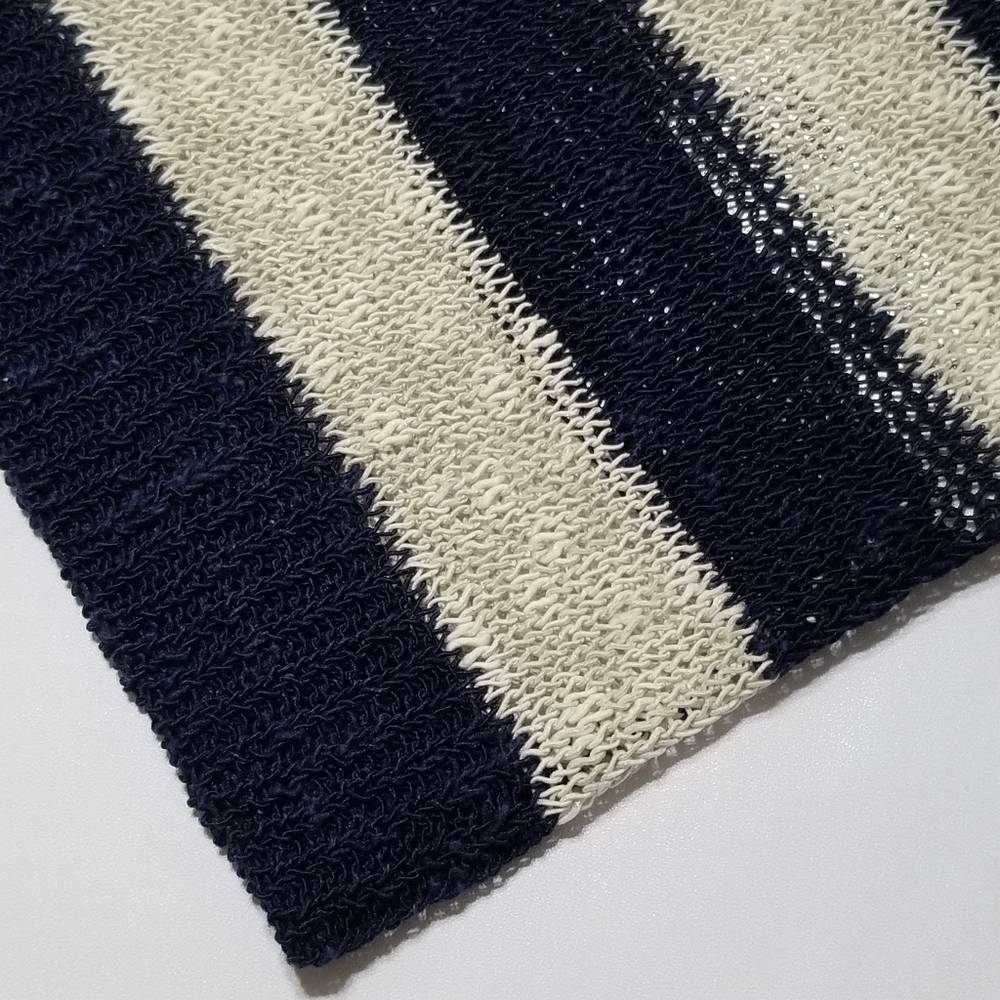 NWT Eileen Fisher Petite Striped Sleeveless Knit Top Organic Linen Cotton Sz PM - Picture 10 of 12